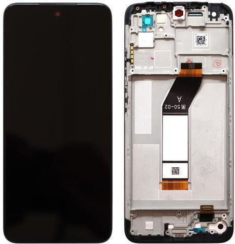 Екран със Сензорен Механизъм и Рамка за Xiaomi Redmi 10 (Сив)