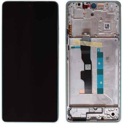 Екран със Сензорен Механизъм и Рамка за Xiaomi Redmi Note 13 5G (Син)