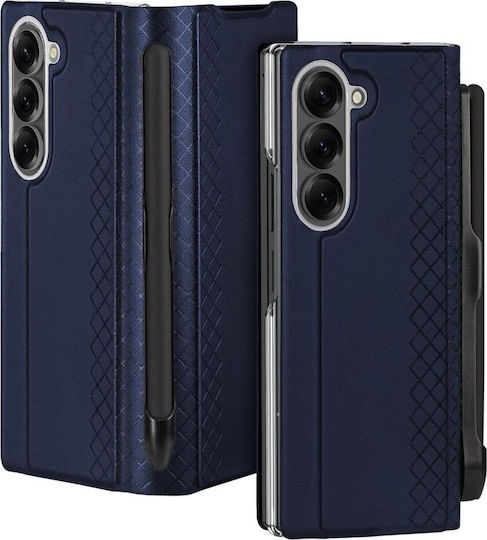 Dux Ducis Bril Brieftasche Leder Blau (Galaxy Z Fold7)