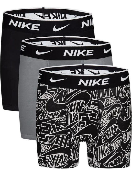 Nike Σετ Παιδικά Μποξεράκια Γκρι 3τμχ