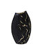 Marhome Διακοσμητικό Βάζο Metallisch Schwarz 27.3x10.2x45.7cm 1Stück