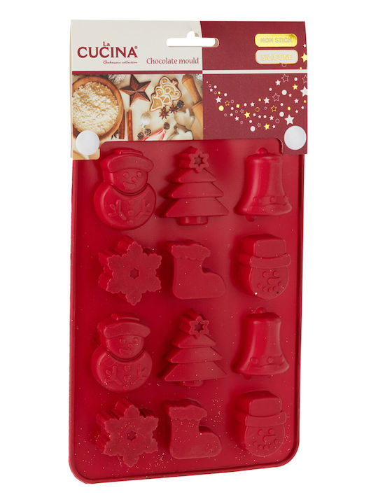 Silicone Chocolates 12 Cups Baking Pan 20x14x1cm