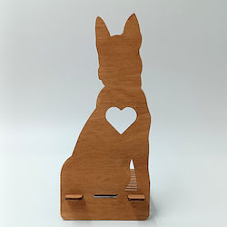 Ξύλινο Σταντ Κινητό "love Dog" Toxylo