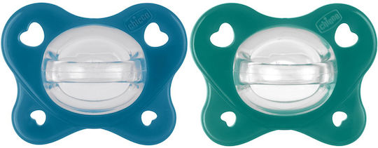 Chicco Physioforma Πιπίλες Σιλικόνης Γαλάζιο για 16-36 μηνών 2τμχ