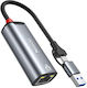 Yesido Αντάπτορας Δικτύου USB-C με Ενσύρματη Σύνδεση Gigabit Ethernet