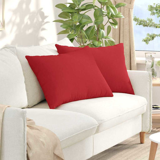 vidaXL Sofa Cushion Red 50x70cm