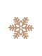 Nef-Nef Homeware Snow Weihnachtlich Untersetzer Stoff Beige L10xB10xD10cm.