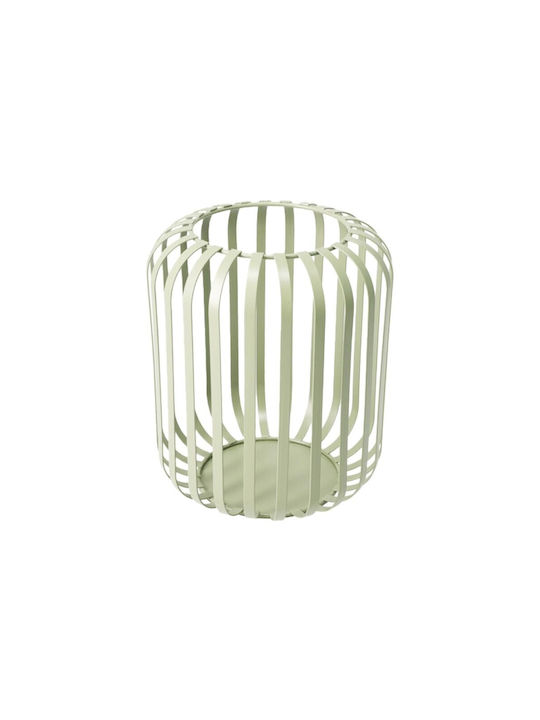 Koopman Metallic Lantern Green 16x18.5x18.5cm