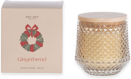 Nef-Nef Homeware Χριστоулгенски свещи и свещници Свещ Бежов Gingerbread