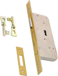 Halz 850 Sliding Door Lock Double Hook 40mm Gold