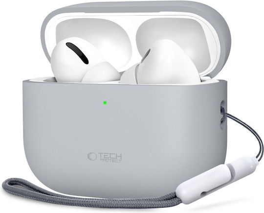 Tech-Protect Silicone Калъф в Сив цвят за Apple AirPods Pro 3