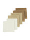 Meyco Muslin Shoulder Burp Cloths Beige 30x30cm. 6pcs