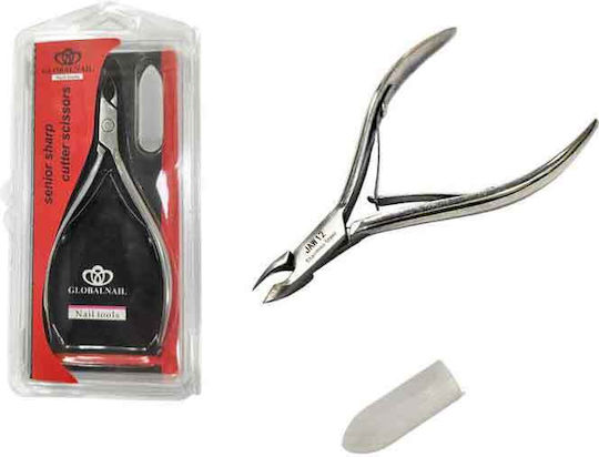 Globalnail Nail Nippers Silver Cuticle Clippers Cutter Scissors 5547