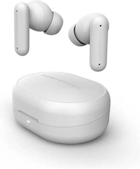 Chill In-Ear Bluetooth-Freisprecheinrichtung Kopfhörer mit Schweißresistenz und Ladeetui Weiß