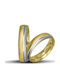 Themelidis Jewels Wedding Rings Bicolour 14K