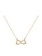 Necklace Infinity from Gold 9 K