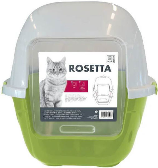 M-Pets Cat Toilet Closed White L50 x W42.4 x H44.5cm