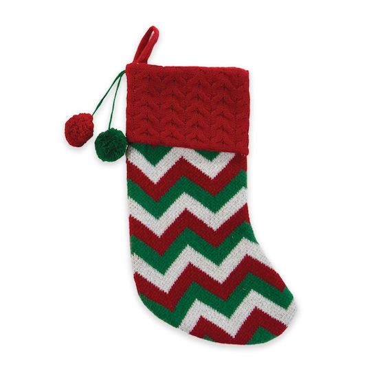 Funny Christmas Decorative Red Socks L42xW24cm
