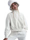 Fleece Kids Sweatshirt with Pockets Pearl