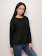 Damen Pullover Black