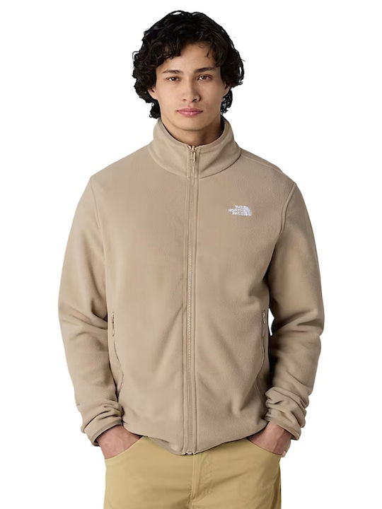 The North Face Glacier Ανδρική Ζακέτα Fleece Μπεζ
