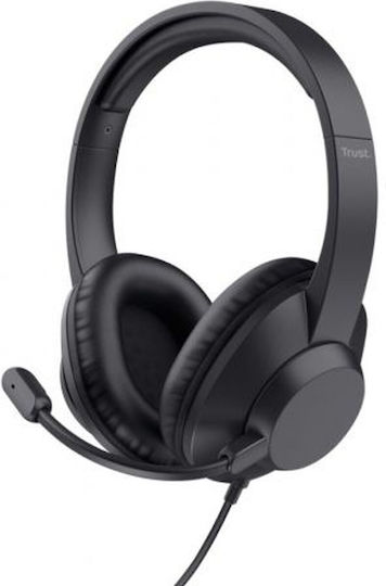 Trust 25460 Ενσύρματα Over Ear Ακουστικά Μαύρα