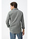 Long-sleeved Cotton Shirt Gray
