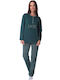 Lydia Creations Winter Women's Pyjama Set Cypress
