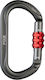 Fixe Oliba Screw Lock Anthracite Red Carabiner Ασφαλειας