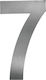 Αριθμοί Inox 10cm 7