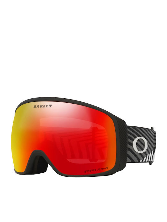Oakley Flight Tracker L Snow Ски & Сноуборд Маска Детска Черен с Леща в Цвят Черен