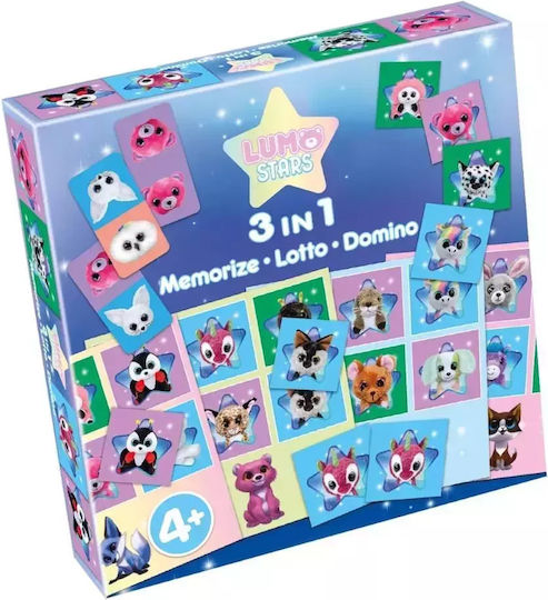 Настолна игра Lumo Stars 3-in-1 за 1+ играчи 4+ години (EN) Tactic
