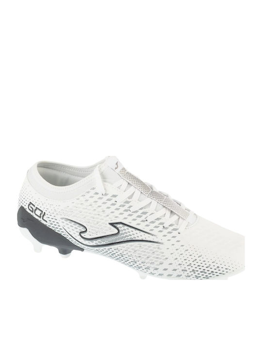 Joma Gol FG Fußballschuhe mit Stollen Weiß