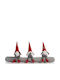 Nef-Nef Homeware Weihnachtliche Figur Zwerge Rot Höhe 89cm