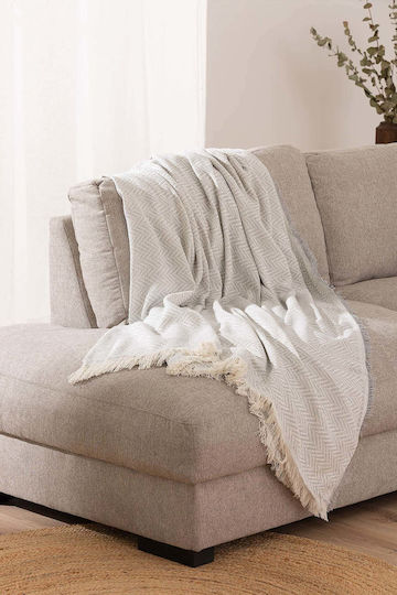 Sofazip Kenya Cuvertură Extra-dublu Nisip 230x260cm
