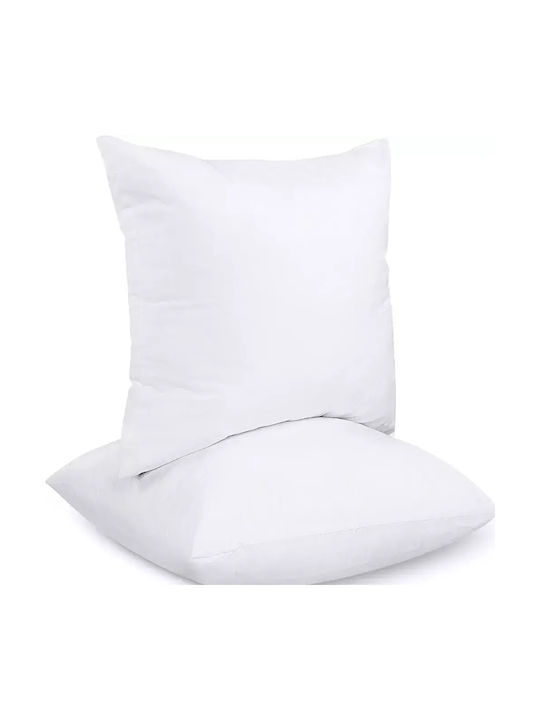 Utopia Pillow Filling 100% Cotton White 45x45cm