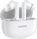 Ugreen WS205 HiTune Hybrid In-ear Bluetooth Handsfree Ακουστικά με Αντοχή στον Ιδρώτα και Θήκη Φόρτισης Λευκά