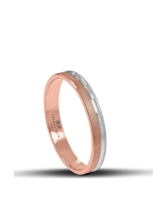 Themelidis Jewels Wedding Rings Bicolour 18K
