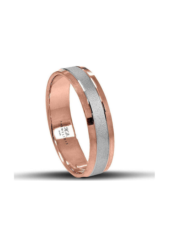 Themelidis Jewels Wedding Rings Bicolour 22K