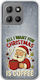 All I Want Christmas Is Coffee Motorola Moto G15 Flexible TPU Transparent Silicone Mobile Phone Case