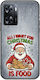 All I Want Christmas Is Food Oppo A57 4G Черен TPU Силиконов Калъф