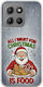 All I Want Christmas Is Food Motorola Moto G15 Flexible TPU Transparent Silicone Mobile Phone Case