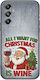 All I Want Christmas Is Wine Samsung Galaxy M35 5g Черен TPU Силикон