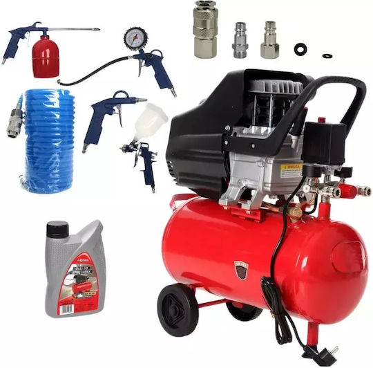 Kraft & Dele Cu o singură fază Compresor de aer cu Putere 3.8hp și Rezervor de aer 24lt NR853
