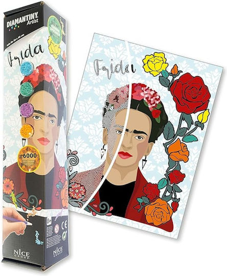 Nice Diamantiny Canvas Decoration “frida” Multicolored Crystals 96523 8+ Years
