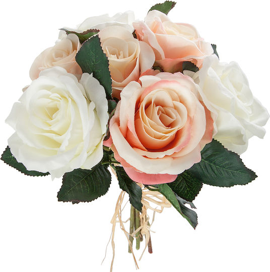Künstlicher Blumenstrauß 30cm A-s Rosen 155722 Kunststoff