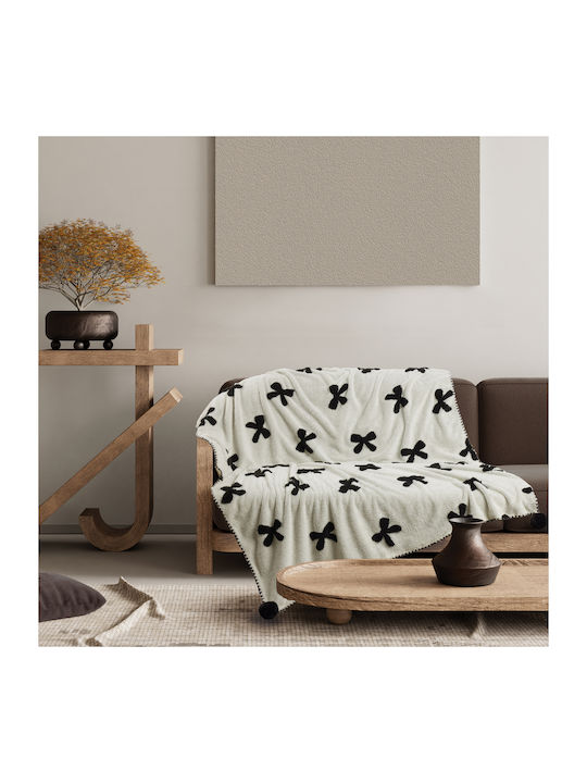 Das Home 1382 Fleece Blanket Sofa 130x170cm Beige