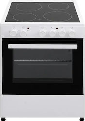 Silifo Freistehend mit Keramikkochfeldern Weiß SF6124CFVW Silifo Freistehend mit Keramikkochfeldern Weiß SF6124CFVW