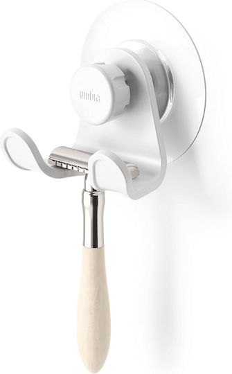 Umbra Flex Cârlig de Baie Dublu ​8x6cm Alb