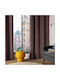 Lilou Vorhang mit Grommets Lila 140x260cm